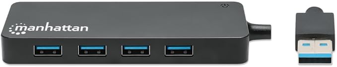 Manhattan 7-Port USB Hub A Male A Female 5Gbps Black