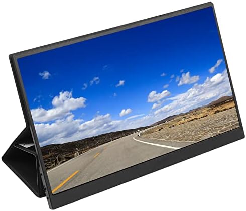 KIMISS 17.3in Portable Monitor Monitor Type C Monitor for Mobile Phone Computer Electronic Sports Expansion Screen PM 1731M 100‑240V