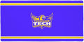 Tennessee Tech Golden Eagles Primary Logo Stripes Large Gaming Mouse Pad Desk Mat with Stitched Edges Non-Slip Base for Gamer Home and Office 31.5 x 15.7