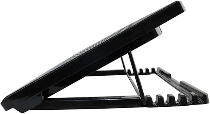 DOITOOL 1pc Dc5v Laptop Cooling Pad Notebook Stand 5 Fans Easy Install Strong Heat Dissipation Energy Saving Design