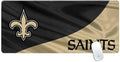 Skinit Extra Large Gaming Mouse Pad - Officially Licensed New Orleans Saints Design with Stitched Edges Waterproof Non-Slip Rubber Base Desk Mat for Keyboard &amp Mouse 35.75 x 15.4 inches