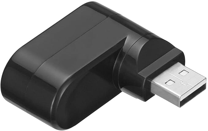 Mini 3 Port USB 2.0 Rotate Splitter Adapter Hub for PC Laptop Notebook Expansion (3 Port USB 2.0)