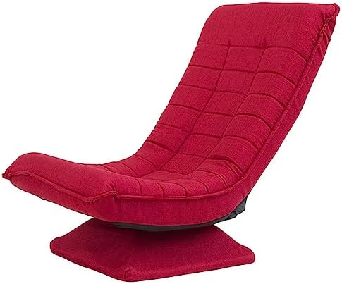 Swivel Floor Chairs for AdultsAdjustable 5-Position Folding Floor Gaming ChairComfy Back Support Padded Multipurpose Living Room Lazy Sofa for GamingReadingWatching TV