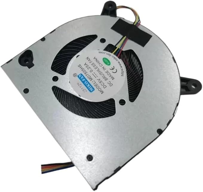Cooler Fan for MD7505HS DC 5V 0.25A Laptop Cooling Radiator(1.25 Plug)
