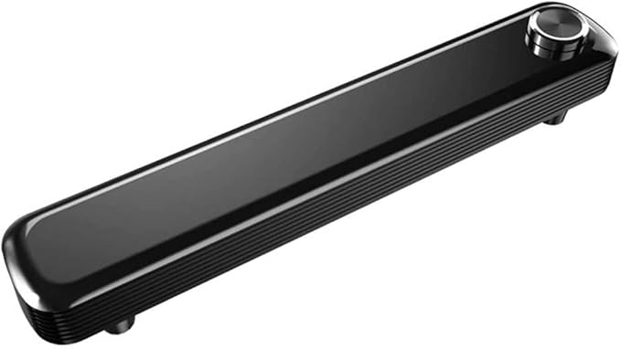 Computer Speakers Computer Sound Bar USB Powered PC Speakers 3.5mm Aux-in Computer Speakers for PC or Laptop (Color : Black)