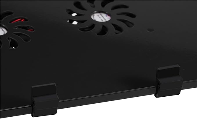 Tbest Cuter Aries and Parts 60° Foldle Laptop Desk Tle Stand Holder W Coolin Fan Ouse BOAD Cuter Plies (Black)