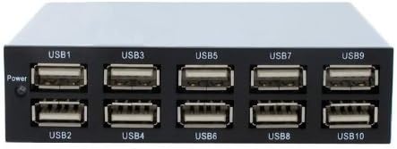 Sedna 10 Port USB 2.0 Internal Hub (Floppy Bay)