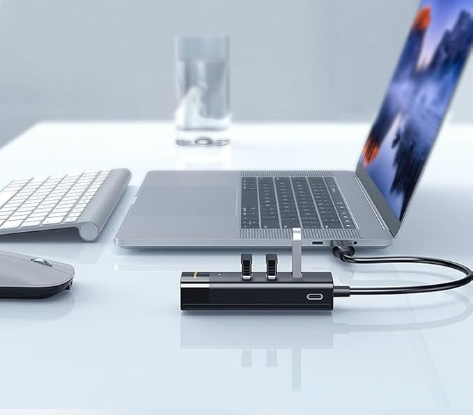 USB 3.0 to USB Type-C Adapter 4 Ports USB 3.0 to USB Type-C Converter for MacBook Air MacBook Pro Chromebook