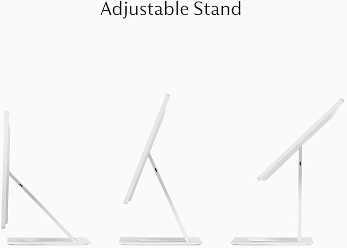 SOTSU SleekView 15.6 Gen 2 Portable Monitor | FHD 1920x1080 | 100% sRGB | 60Hz | 6W | HDMI | USB-C | Magnetic Stand | 70-Degree Tilt Range | Tempered Glass Cover | Phone | Sleek Minimalist Design