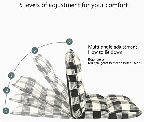 ELEFOCUS Floor Chair Floor Cushion with backrest Lazy Sofa Single Floor Chair 5 Gears Freely Adjustable Meditation Chair(Grün)