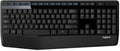 Logitech K345 Wireless Keyboard - Full-Sized Keyboard with Palm Rest 2.4 GHz Wireless USB Receiver - for PC Laptop