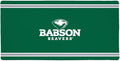Babson College Beavers Primary Logo Stripes Large Gaming Mouse Pad Desk Mat with Stitched Edges Non-Slip Base for Gamer Home and Office 31.5 x 15.7