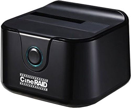 CR-H116 USB 3.2 Gen 1 to SATA External Single Bay Hard Drive Docking Station for 2.5/3.5 HDD/SSd Up to 20TB Type-C Adapter - UASP Supported (5 GB/s) Balck