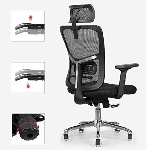 Gaming chair  Office Chair Gaming Chair Desk Chair Office Chair with Breathable Mesh Swivel Computer Recliner Chair Adjustable Arms Lumbar Support Ergonomic for Meeting Computer Chair Home Office Des