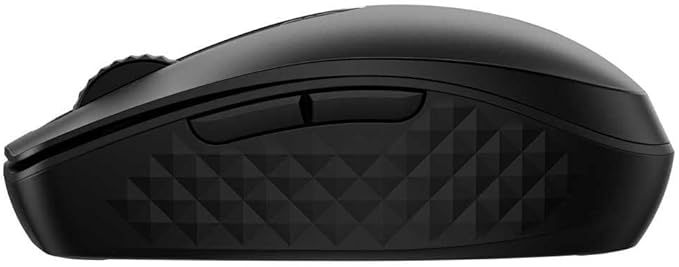 HP 690 Rechargeable Wireless Mouse-Fast Wireless Qi-Charging or USB-C Charging Multi-Devices-3 Bluetooth connectivities Microsoft Swift Pair 4K dpi 4D tilt Wheel Metallic 6 programmable Buttons