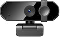 GIZNXBA Full HD Webcam with Built-in Microphone Plug &amp Play USB Webcam 125° Wide Angle Camera Privacy Cover for Desktop PC Or Laptop Computer Streaming(Black A1080P)