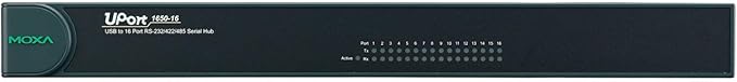 MOXA UPort 1650-16 USB to 16-Port RS-232/422/485 Serial Hub USB 2.0 hi-Speed 921.6Kbps 15KV ESD Protection mini DB9F-to-TB