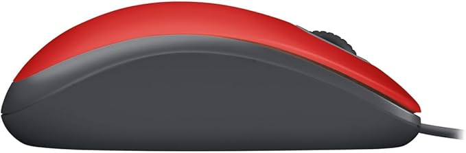 Logitech M110 USB Optical 1000DPI Ambidextrous Red mice