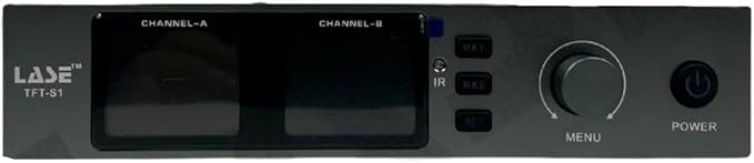 LASE 200-Channel Wireless Microphones System Dual UHF Metal Cordless Mic Set