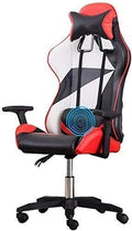 Racing Style Gaming Office Chair with Adjustable Recline 90-155° PU Leather Headrest Lumbar Support &amp Lifted Armrests