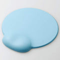 ELECOM Mouse Pad with Wrist Rest dimp Gel / Memory Foam/Anti Skid/Ergonomic Design for Office/Gaming Blue MP-DG01BU