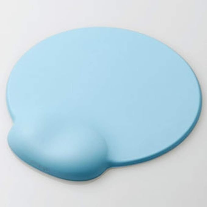 ELECOM Mouse Pad with Wrist Rest dimp Gel / Memory Foam/Anti Skid/Ergonomic Design for Office/Gaming Blue MP-DG01BU