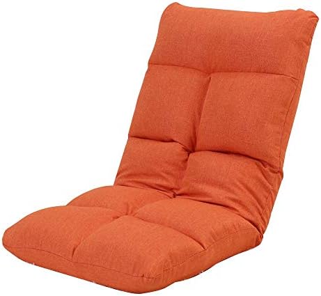 Floor Chair Floor Chair Folding Single Sleep Independent Liner Lazy Leisure Sofa Removable and Washable Computer Bed Chair 5 Levels Adjustable Simple Meditation Chair (Color : Light Blue)
