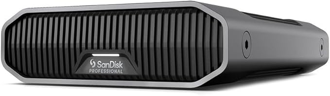 SanDisk Professional 12TB G-Drive Enterprise-Class External Desktop Hard Drive - 7200RPM Ultrastar HDD Inside USB-C (10Gbps) USB 3.2 Gen 2 Mac Ready - SDPHF1A-012T-NBAAD