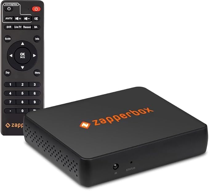 ZapperBox M2 ATSC 3.0 OTA Single Tuner + DVR + Gateway with 4K HDR and Channel Guide