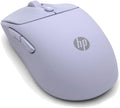 HP 400 Quiet Wireless Mouse Dual Bluetooth &amp 2.4GHz Soft Silicone Quiet Clicks Microsoft Wheel 24-Month Battery 6000 DPI Ambidextrous Eco-Friendly Design Multi-OS Purple