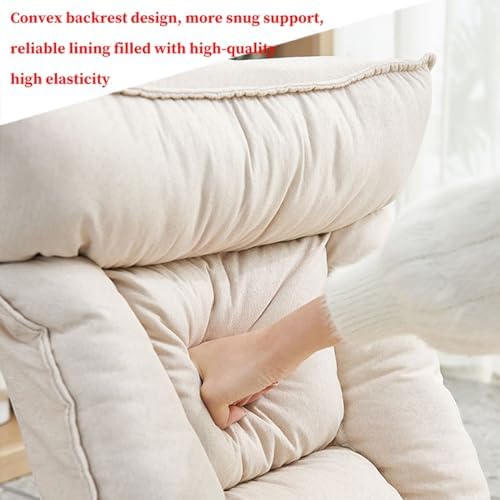 Floor Chair Floor Chair with Backrest Foldable Folding Sofa Chair Lazy Sofa Meditation Chair Window Chair Floor Chair Gaming Padded Sofa Bed Recliner Chair Floor Chairs for Adults (/Black)
