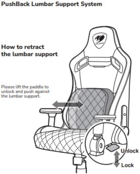 Cougar Defensor Ergonomic Office/Gaming Chair Adjustable Height and Tilt 155º Recline 4D Folding Armrests Durable Hyper-Dura Leatherette Upholstery 120 kg Capacity – Gold