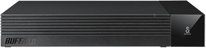 Buffalo HDV-SQV8U3/VDN External Hard Disk for TV SeeQVault/TV Recording/4K Compatible Fanless Quiet &amp Compact Made in Japan Fault Prediction Mitamori Signal