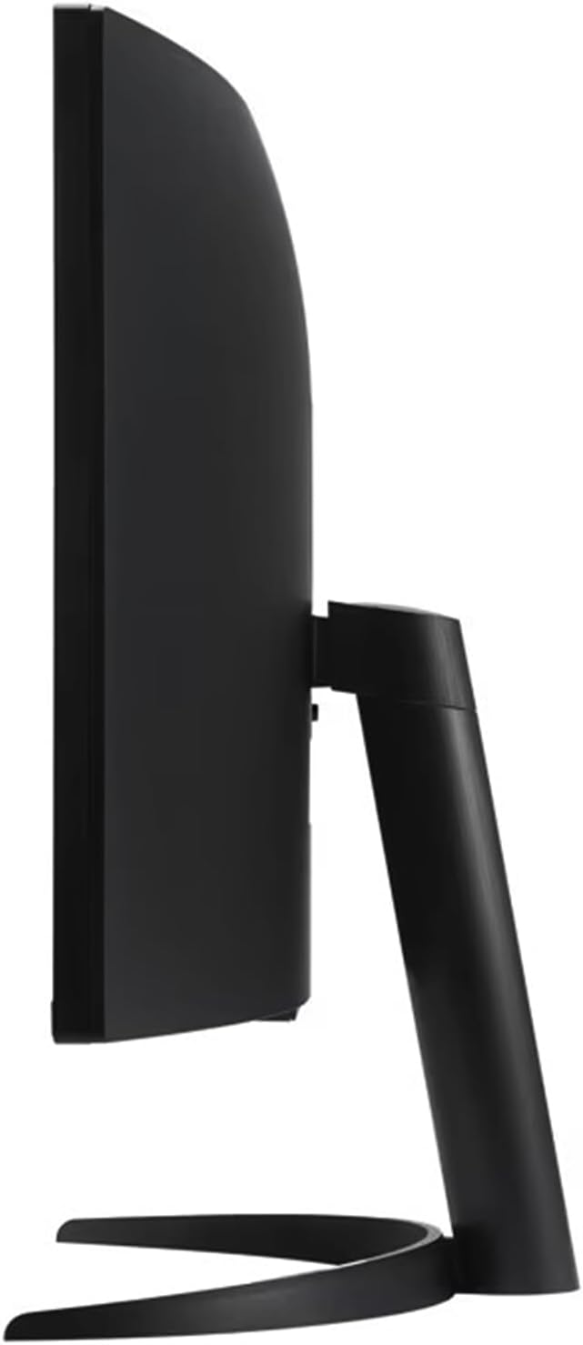 LG 34 Inch WQHD (3440x1440) Curved Smart Monitor 100Hz HDR10 99% sRGB webOS 23 Screen Share Built-in Speakers AirPlay 2 Flicker Free Includes Wireless Screen Mirroring HDMI USB-ABlack