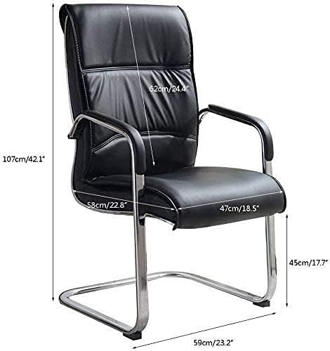 Office Chair Swivel Desk Chair Gaming Chair Computer Chairs Computer Chair Leather Office Desk Chair Double Cushion Video Game Chairs Bow Foot Ergonomic Computer Chiar For Office Meeting Room ( Color