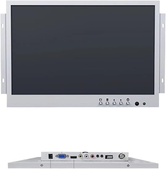 1pc 10.1 HD 1920x1200 White Color Medical Use Open Frame Embedded Industrial Resistive/Capacitive Touch Monitor with VGA HDMI USB(Without Touch)