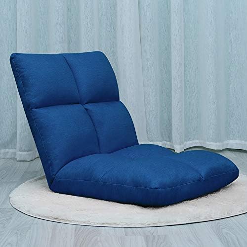 BTZHY Floor Chair Floor Chair Lazy Sofa with Backrest Folding Floor Chair Multi-Level Adjustment Folding Small Sofa Removable and Washable for Bedroom Bay Window (Color : Orange)