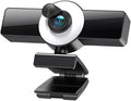 Webcam 4K 8K Full Autofocus Web Camera with LED Fill Light Laptop Desktop for Video Conference