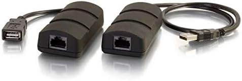 C2G USB Extender Dongle USB 1.1 over Cat5 SuperBooster Extender Black Cables to Go 29341