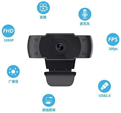 Computer Camera USB Genuine 1080P Webcam Camera Digital Web Cam with Mic for Laptop Desktop Widescreen pc (Color : 720P)