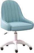 KITCISSL Desk Chair Computer Chair Video Game Chairs for Bedroom Gaming Chair Lift Makeup Chair Accent Chairs Girls Dormitory Swivel Office Chair for Living Room Home Office(Blue)