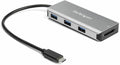 StarTech.com 3 Port 10Gbps USB C Hub with SD Card Reader - 3x USB-A &amp 1x SD Slot - Portable USB 3.1 Type C Adapter Hub - Laptop Hub - USB Bus Powered - Thunderbolt 3 Compatible  TAA (HB31C3ASDMB)