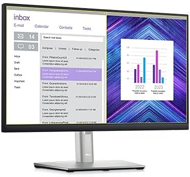 Dell 24 Monitor - P2422H - Full HD 1080p IPS Technology Comfortview Plus Technology (Renewed) Black