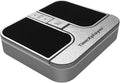 Mini Square Mouse - 2.4GHz Wireless Dual Bluetooth Connection Compatible with All Major Operating Systems - High Precision Sensor Customizable Multi-Function Buttons (Silver)