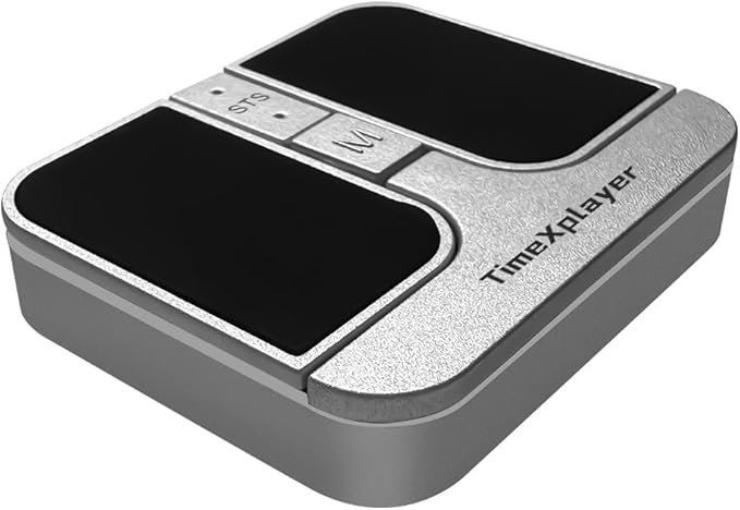 Mini Square Mouse - 2.4GHz Wireless Dual Bluetooth Connection Compatible with All Major Operating Systems - High Precision Sensor Customizable Multi-Function Buttons (Silver)