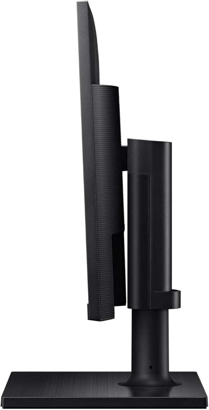 SAMSUNG FT45 Series 24-Inch FHD 1080p Computer Monitor 75Hz IPS Panel HDMI DisplayPort USB Hub Height Adjustable Stand 3 Yr WRNTY (LF24T454FQNXGO)Black