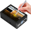 GeeekPi 3.5 inch Touch Screen with Case for Raspberry Pi 4 with Fan and Heatsinks 320x480 Resolution TFT LCD Display for Raspberry Pi 4 Model B (Pi Board NOT Included)