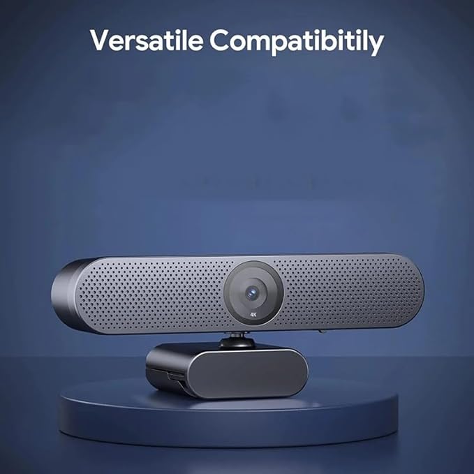 4K Webcam Web Camera with Mics Remote Control Webcamera for Zoom Teams PC Laptop Desktop