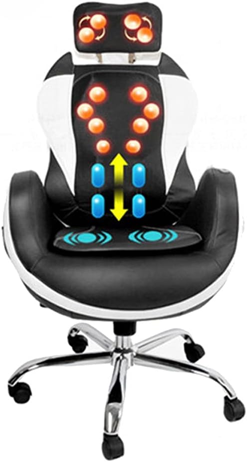 Office Chair Gaming Chair Computer Chair Home &amp Office Massage Chair Full Body Massage Computer Chair Multifunctional Electric Vibrating Office Chairs (Color : Svart)