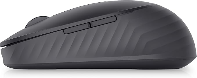 Dell MS7421W Premier Rechargeable Wireless Mouse - Bluetooth 5.0/2.4GHz Radio Frequency Connectivity Optical LED Sensor Mechanical Scroll 7 Buttons Programmable Adjustable DPI - Graphite Black